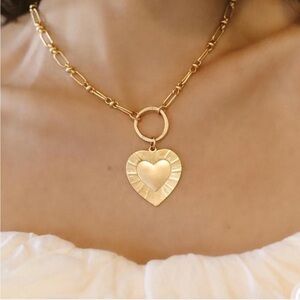 Brinker & Eliza The Best Is Yet To Come Necklace Gold Heart Charm